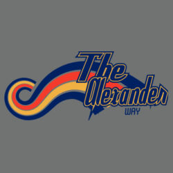 Alexander Way Tri-Blend Baseball Tee Design