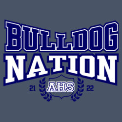 AHS Bulldog Nation Baseball Tee Mens Design
