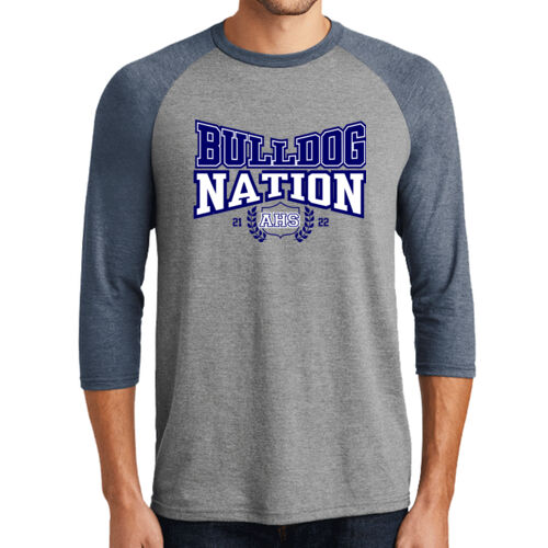 AHS Bulldog Nation Baseball Tee Mens Thumbnail